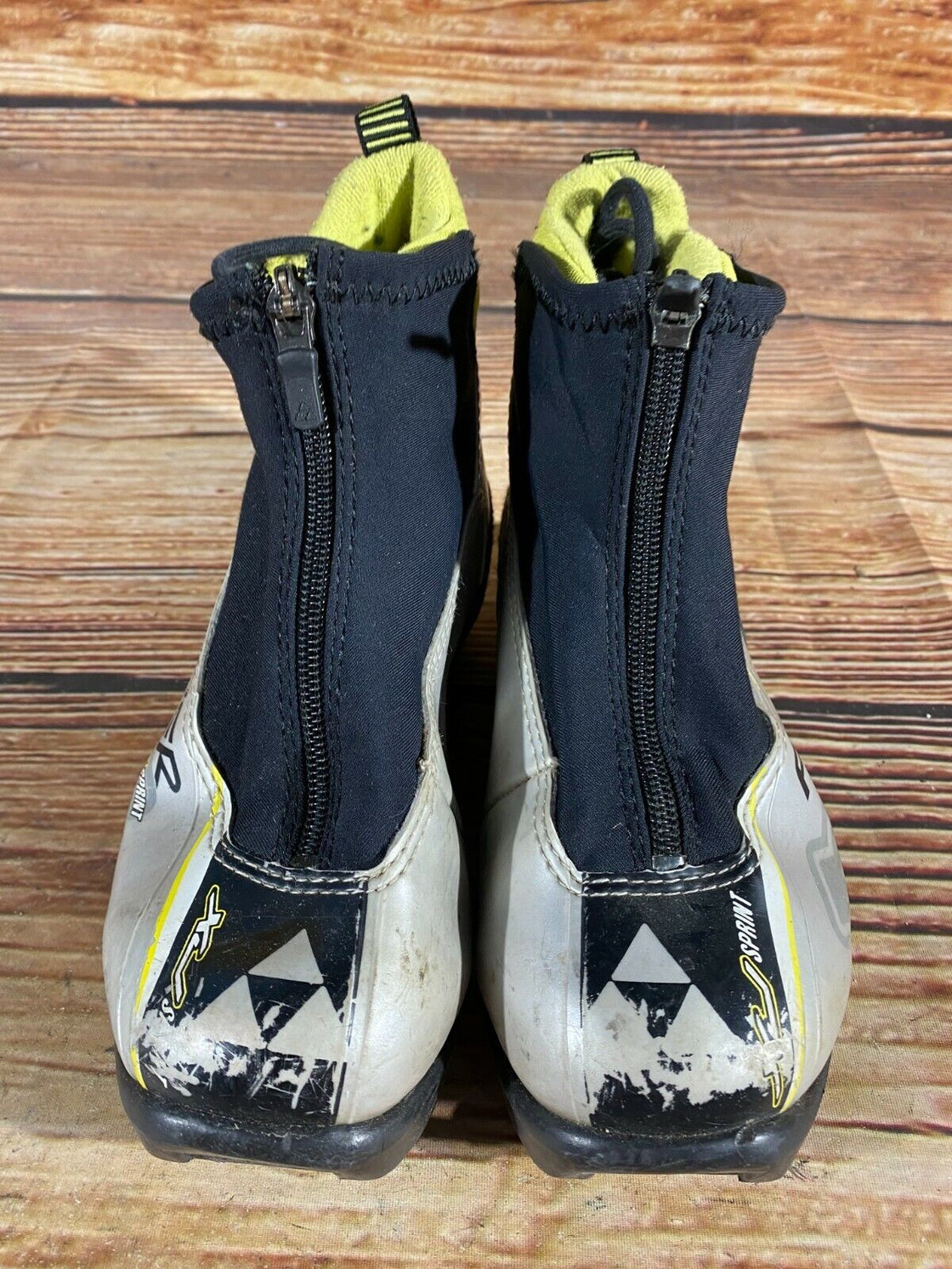 Fischer XJ Sprint Kids Nordic Cross Country Ski Boots Size EU35 US3.5 NNN F-132