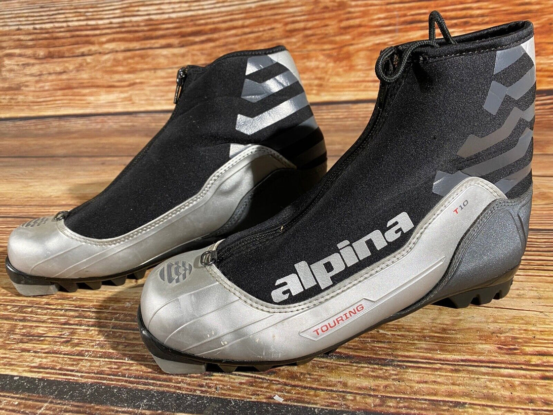 Alpina T10 Nordic Cross Country Ski Boots Size EU39 US7 for NNN 951