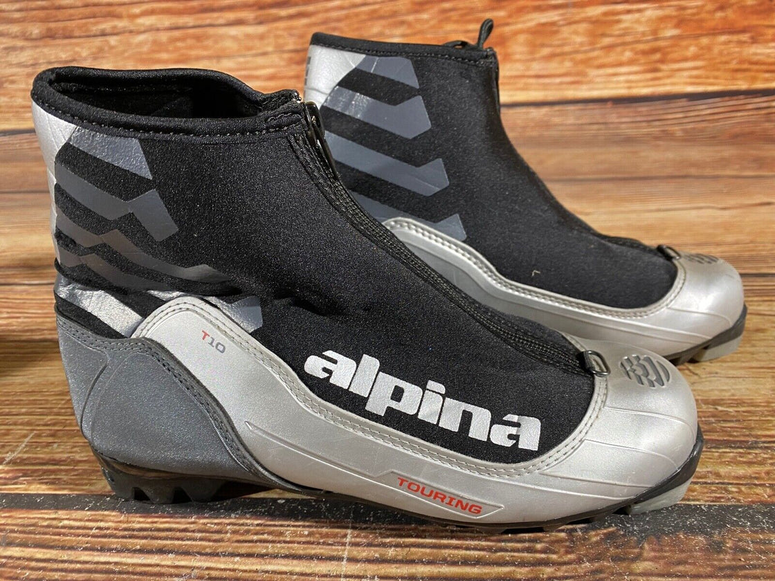 Alpina T10 Nordic Cross Country Ski Boots Size EU39 US7 for NNN 951