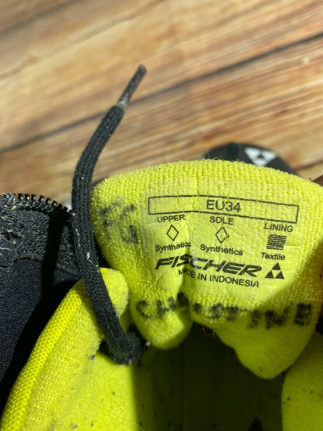 Fischer XJ Sprint Kids Nordic Cross Country Ski Boots Size EU34 US3 NNN F-265