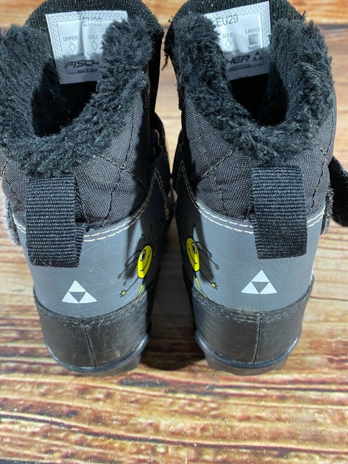 Fischer Snow Star Kids Nordic Cross Country Ski Boots Size EU29 US11 NNN F-94