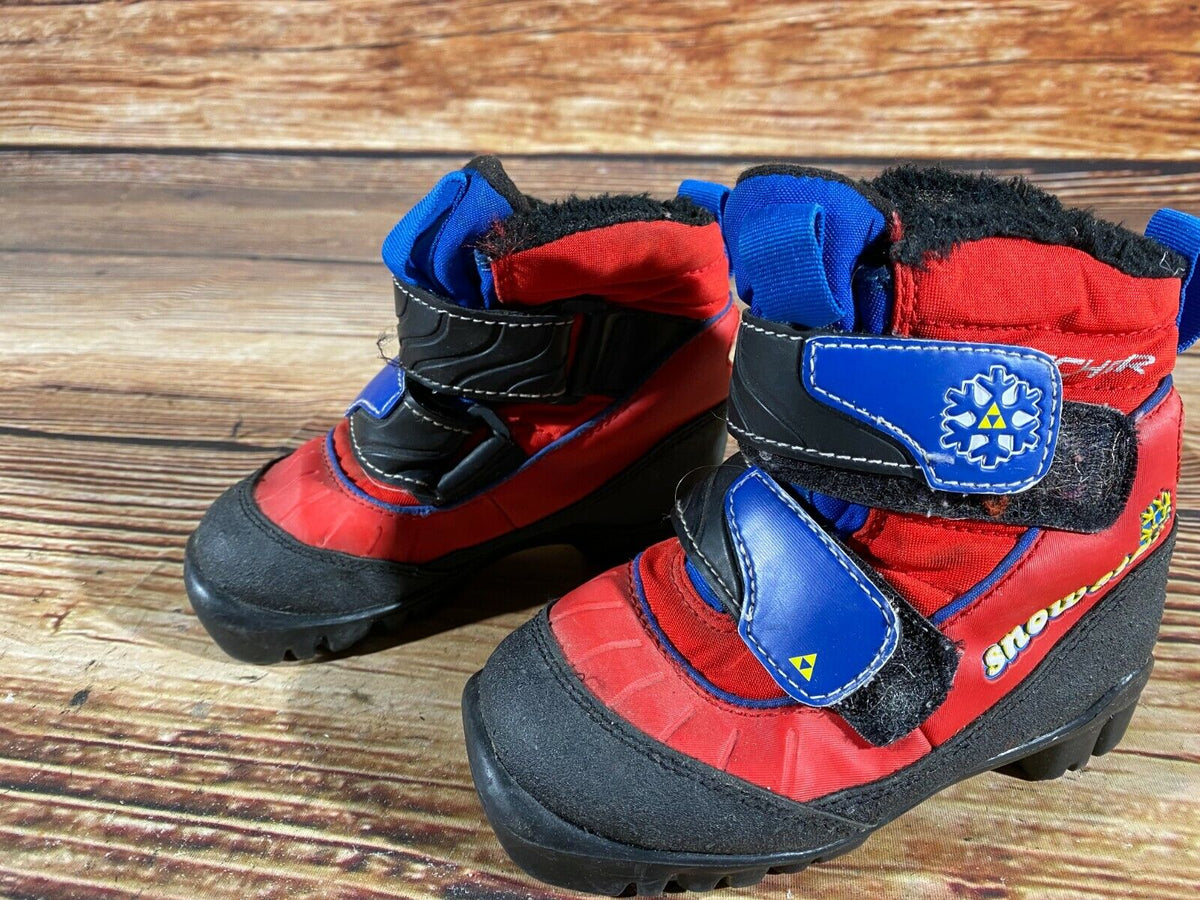 Fischer Snow Star Cross Country Ski Boots Classic NNN EU 26 US 9 Kids F-157