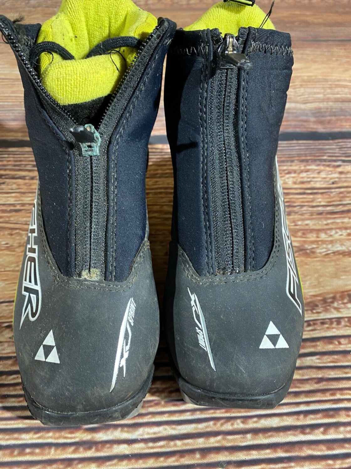 Fischer XJ Sprint Kids Nordic Cross Country Ski Boots Size EU31 US12.5 NNN F-360