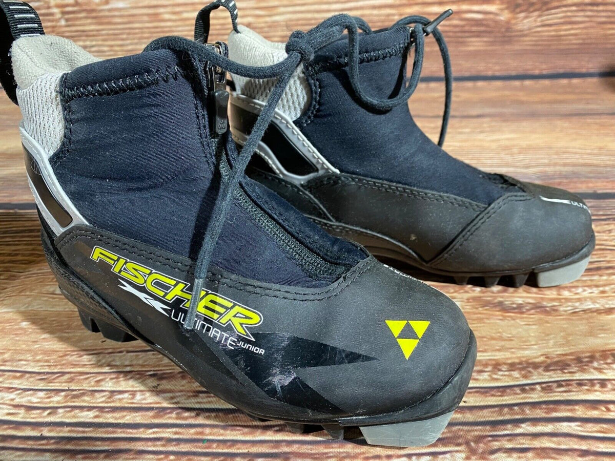Fischer Ultimate Cross Country Ski Boots Classic NNN EU 32 US 1.5 Kids F-362