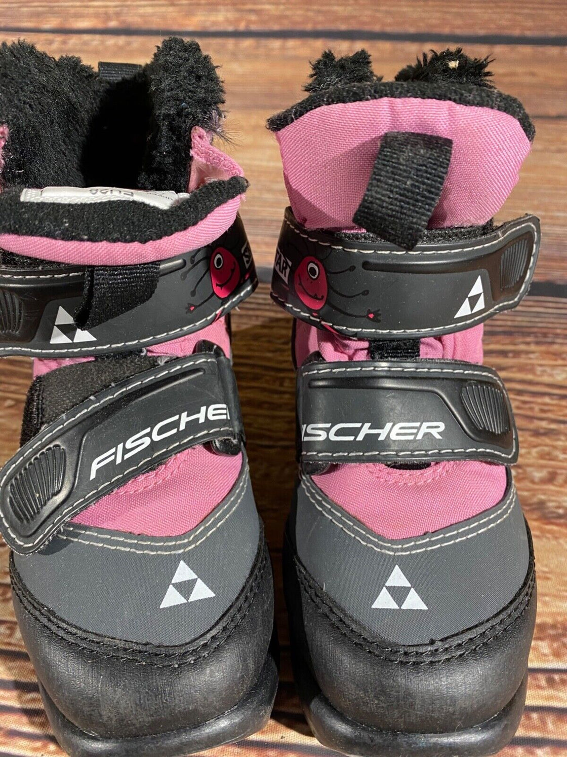 Fischer Snowstar Kids Nordic Cross Country Ski Boots Size EU28 US10 NNN F-367