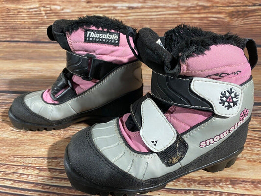 Fischer Snowstar Cross Country Ski Boots Classic NNN EU 31 US 13 Kids F-368