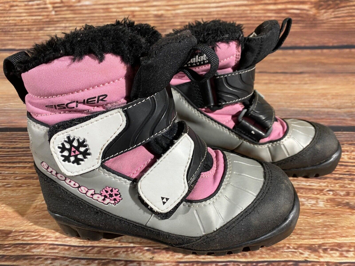 Fischer Snowstar Cross Country Ski Boots Classic NNN EU 31 US 13 Kids F-368