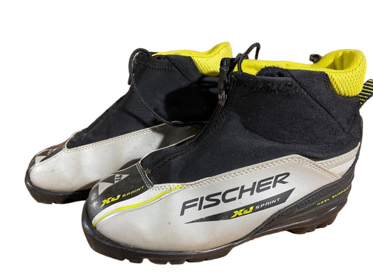 Fischer XJ Sprint Cross Country Ski Boots Classic NNN EU 35 US 3.5 Kids F-372