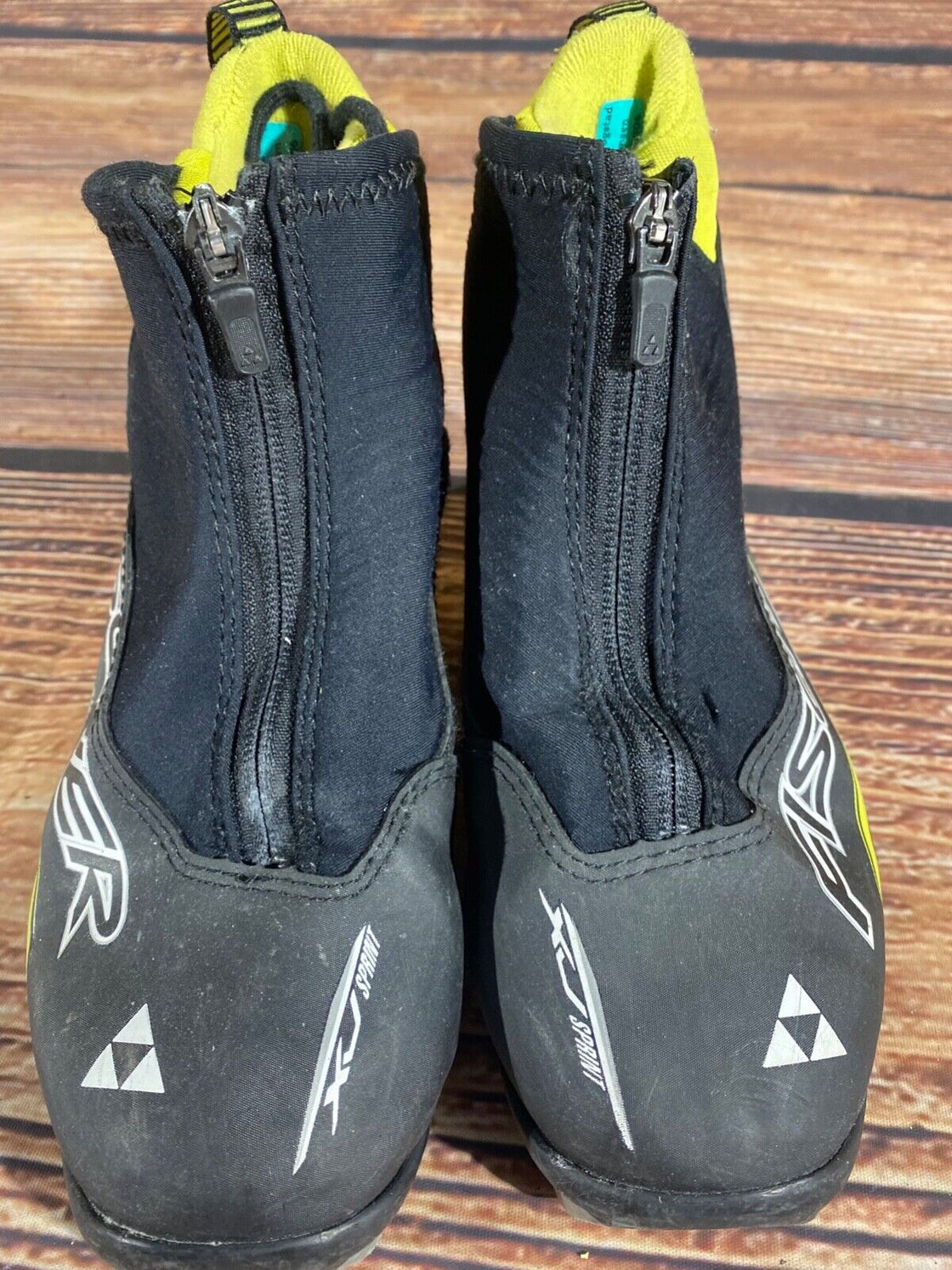 Fischer XJ Sprint Kids Nordic Cross Country Ski Boots Size EU35 US3.5 NNN F-519