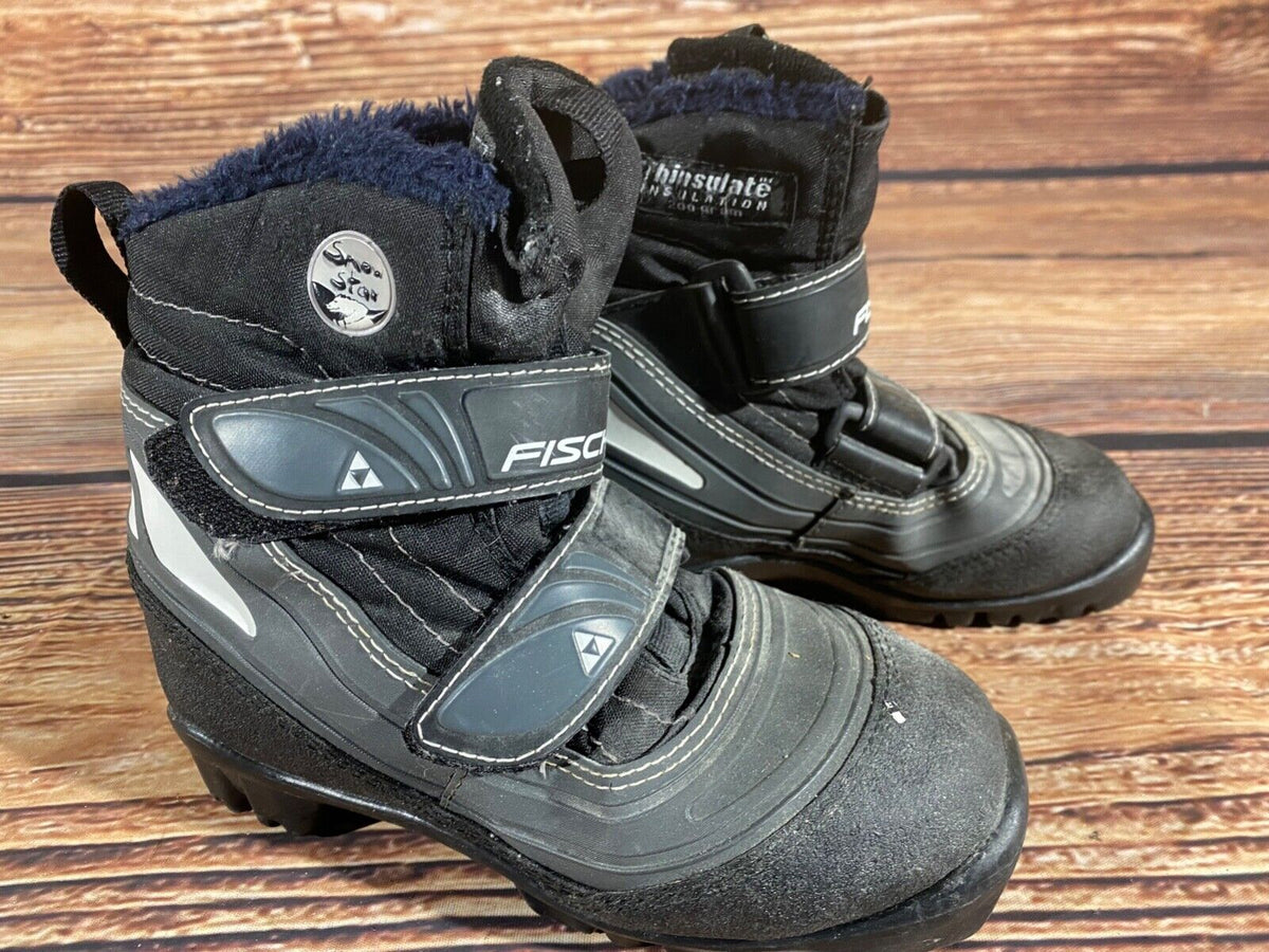 Fischer Snowstar Cross Country Ski Boots Classic NNN EU 31 US 13 Kids F-469