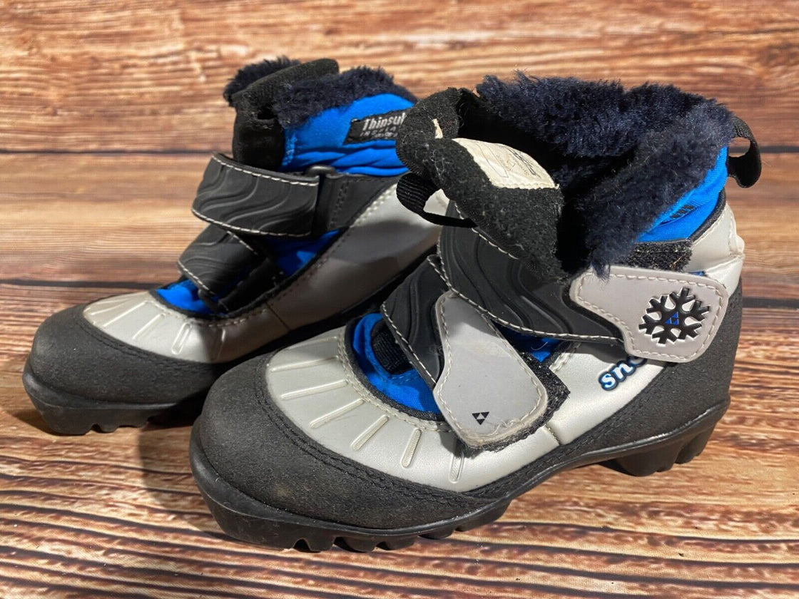 Fischer Snowstar Kids Cross Country Ski Boots Size EU31 US12.5 NNN F-499