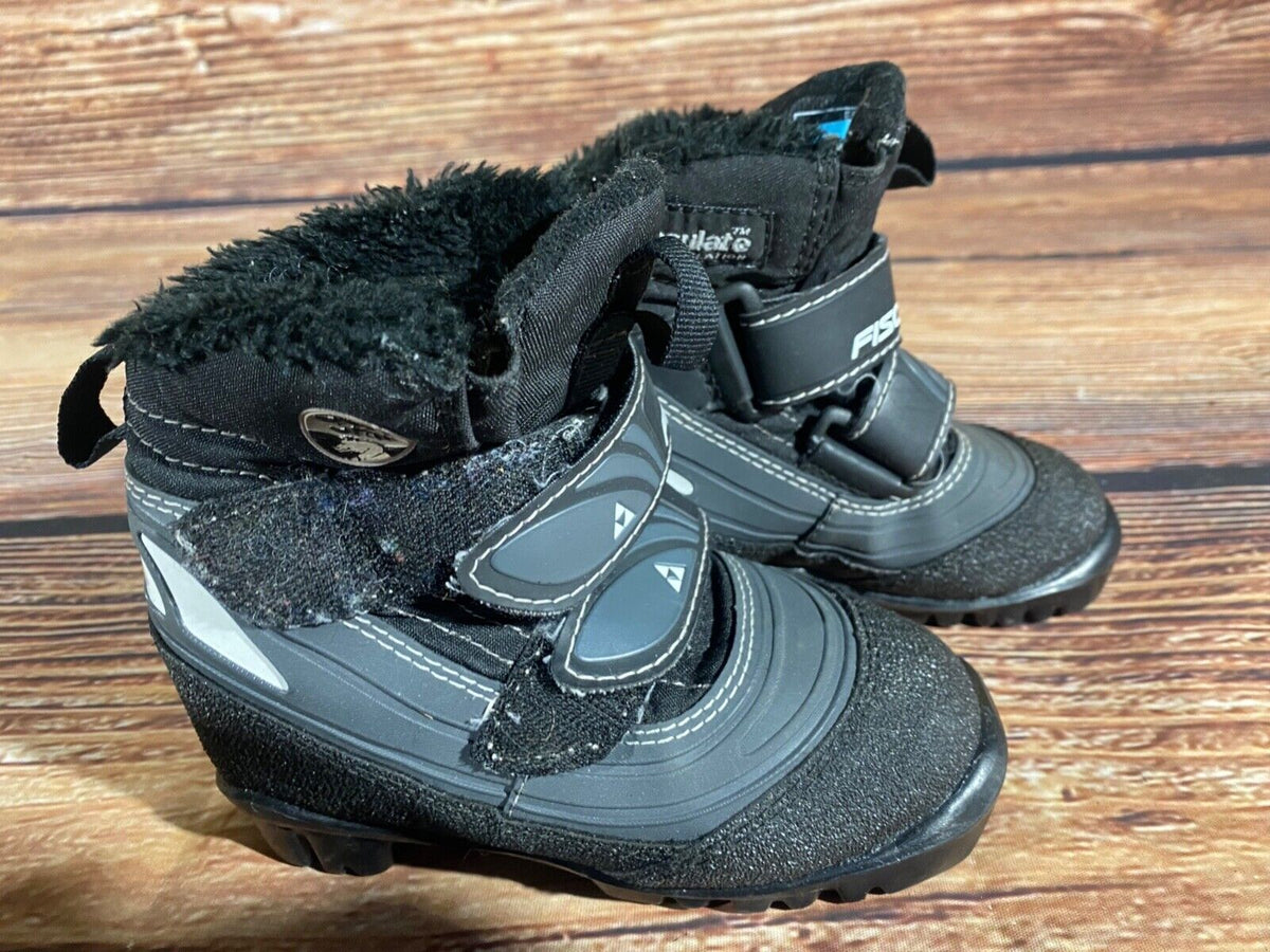 Fischer Snowstar Cross Country Ski Boots Classic NNN EU 27 US 10 Kids F-496