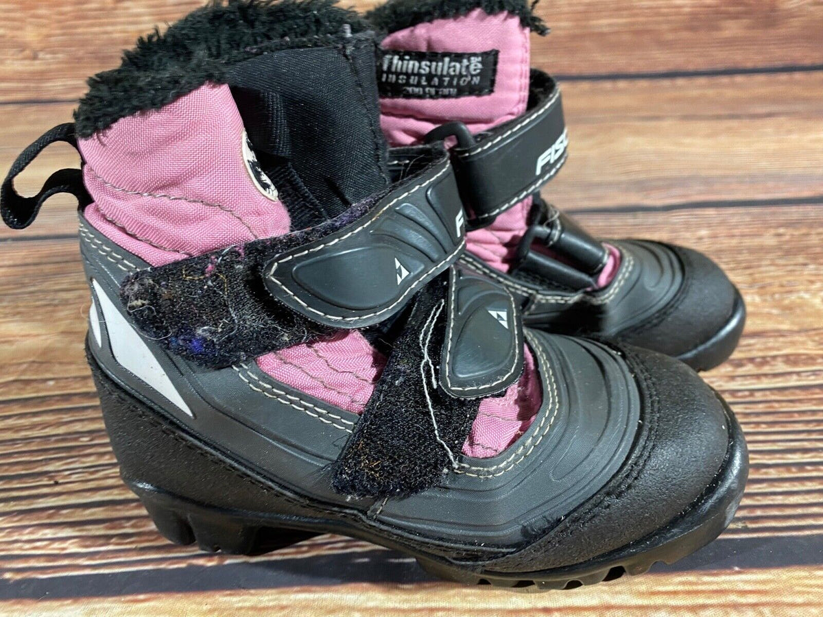 Fischer Snowstar Cross Country Ski Boots Classic NNN EU 29 US 11.5 Kids F-548