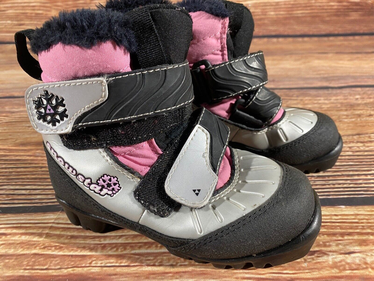 Fischer Snowstar Cross Country Ski Boots Classic NNN EU 29 US 11.5 Kids F-550