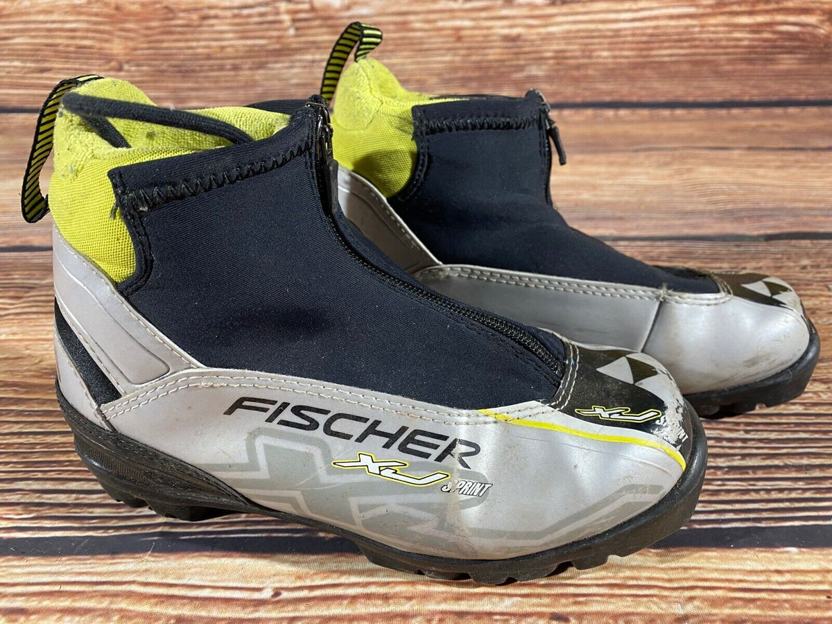 Fischer XJ Sprint Cross Country Ski Boots Classic NNN EU 36 US 4.5 Kids F-569