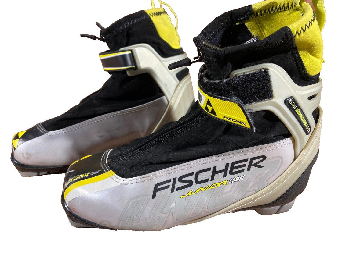 Fischer Junior Combi Kids Cross Country Ski Boots Size EU34 U3 NNN F-580