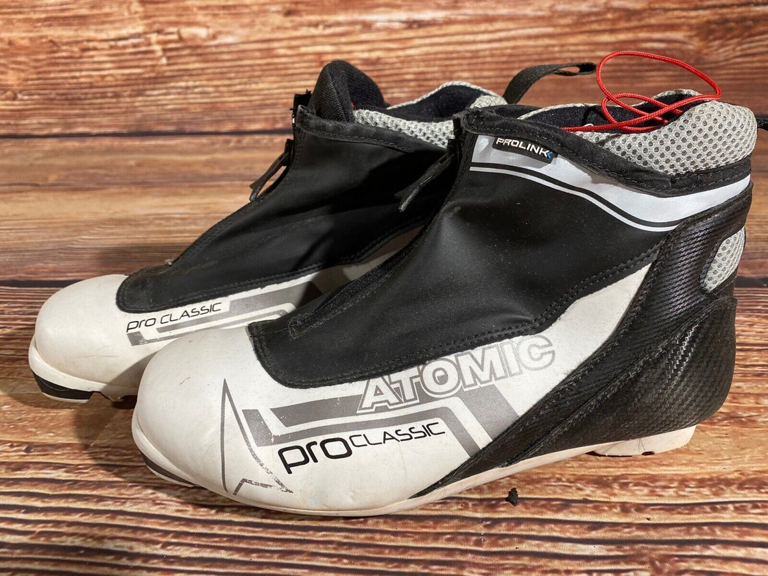 Atomic Pro Classic Nordic Cross Country Ski Boots EU38 2/3 US7 NNN Prolink 1496