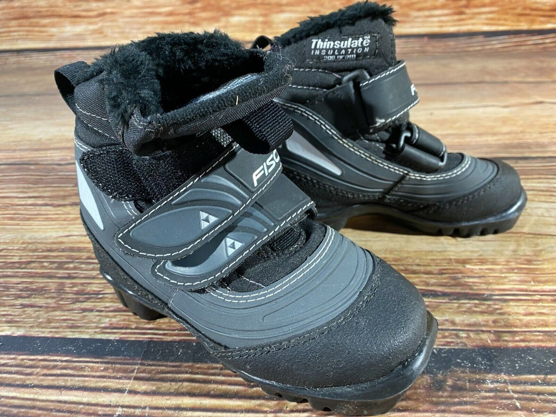 Fischer Snow Star Kids Nordic Cross Country Ski Boots Size EU27 US9.5 NNN F-351