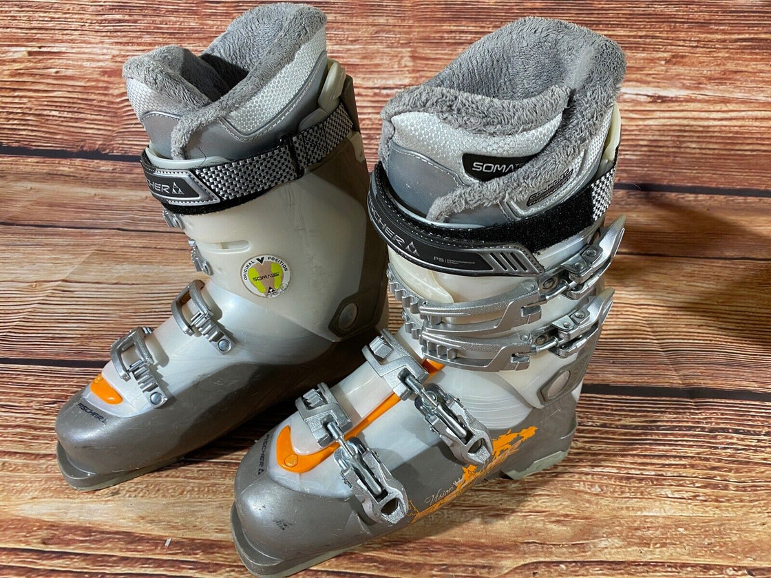 FISCHER Alpine Ski Boots Downhill Size Mondo 258 mm, Outer Sole 302 mm DH166