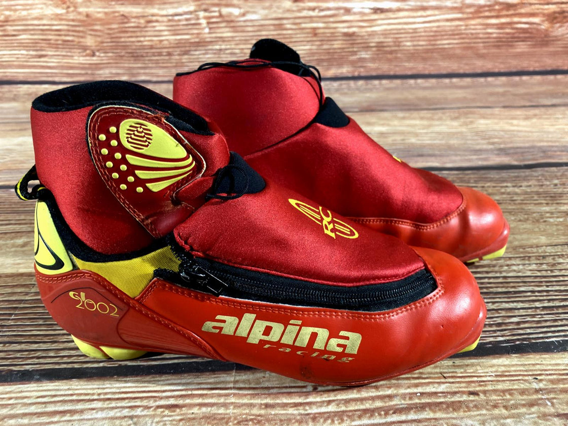 Alpina CL 2002 Racing Nordic Cross Country Ski Boots Size EU42 US9 NNN 2935
