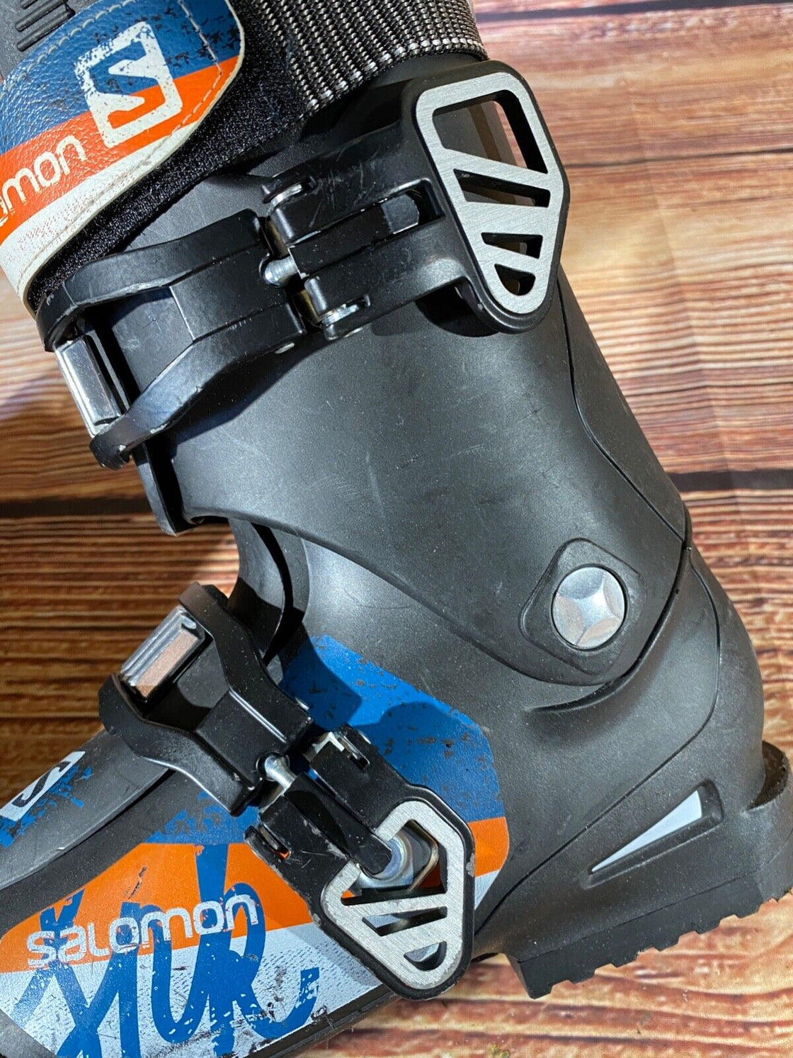 SALOMON INK Alpine Ski Boots Downhill Size Mondo 253 mm, Outer Sole 297 mm DH101