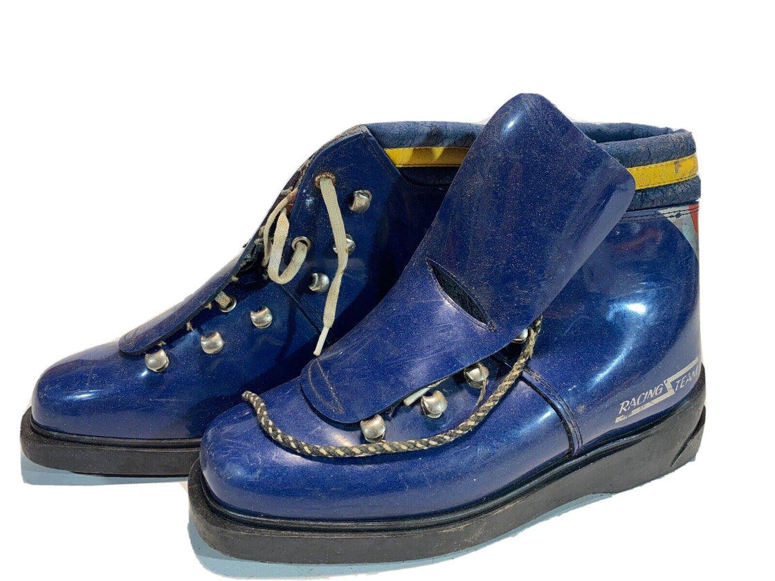 RACING TEAM Vintage Alpine Ski Boots Downhill Eu36 US4 UK3 Mondo 222 KL142