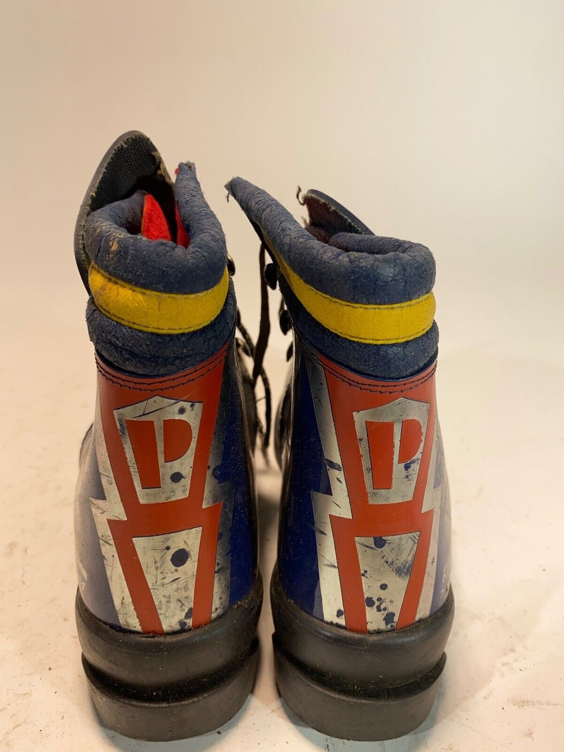 RACING TEAM Vintage Alpine Ski Boots Downhill Eu36 US4 UK3 Mondo 222 KL142