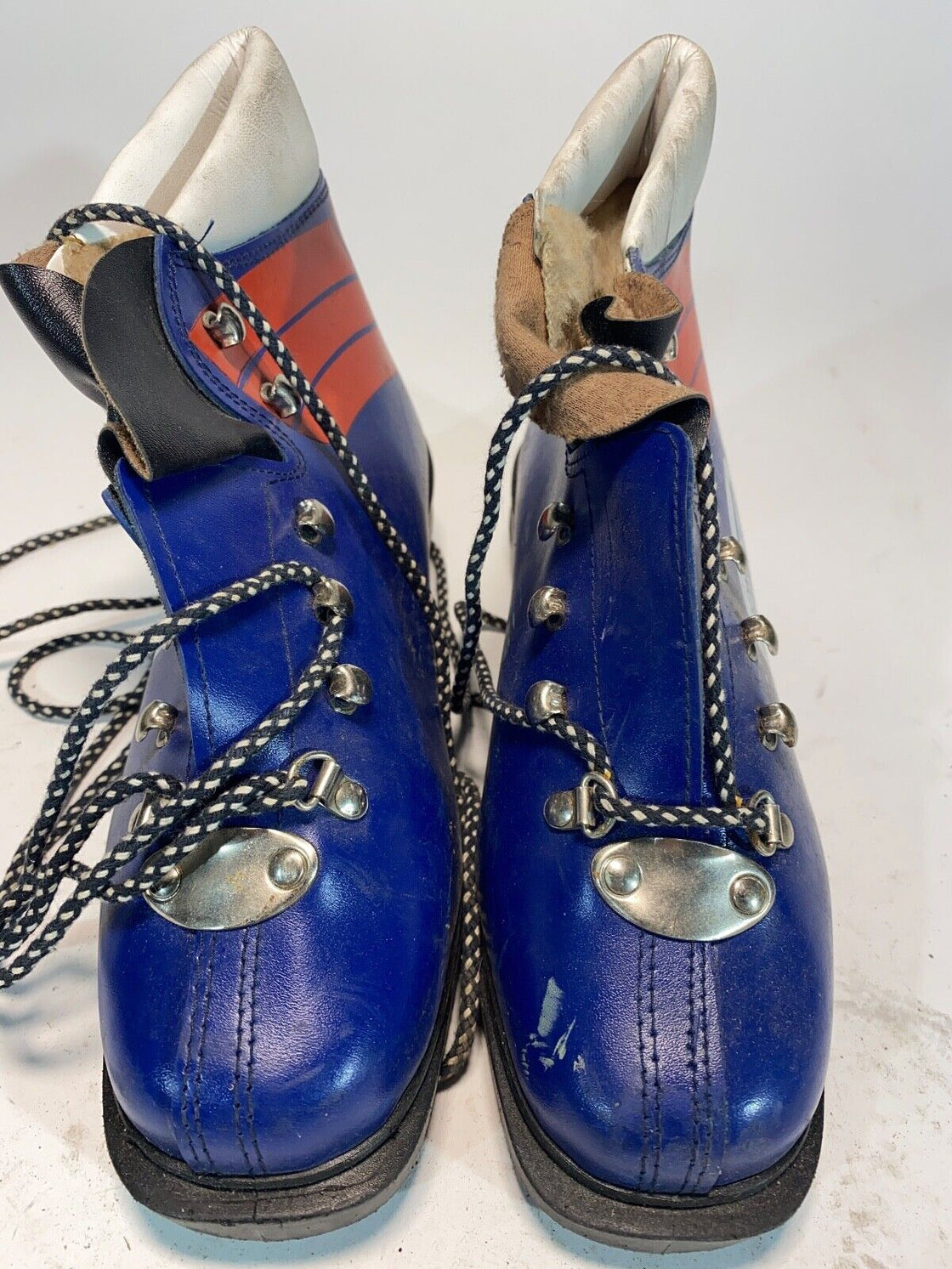 RACING TEAM Vintage Alpine Ski Boots Downhill EU37 US5 UK4 Mondo 235 KL143