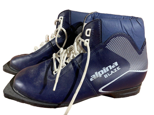 Alpina Blaze Cross Country Ski Boots Backcountry 75mm NN EU 42 US 9 Vintage 2486