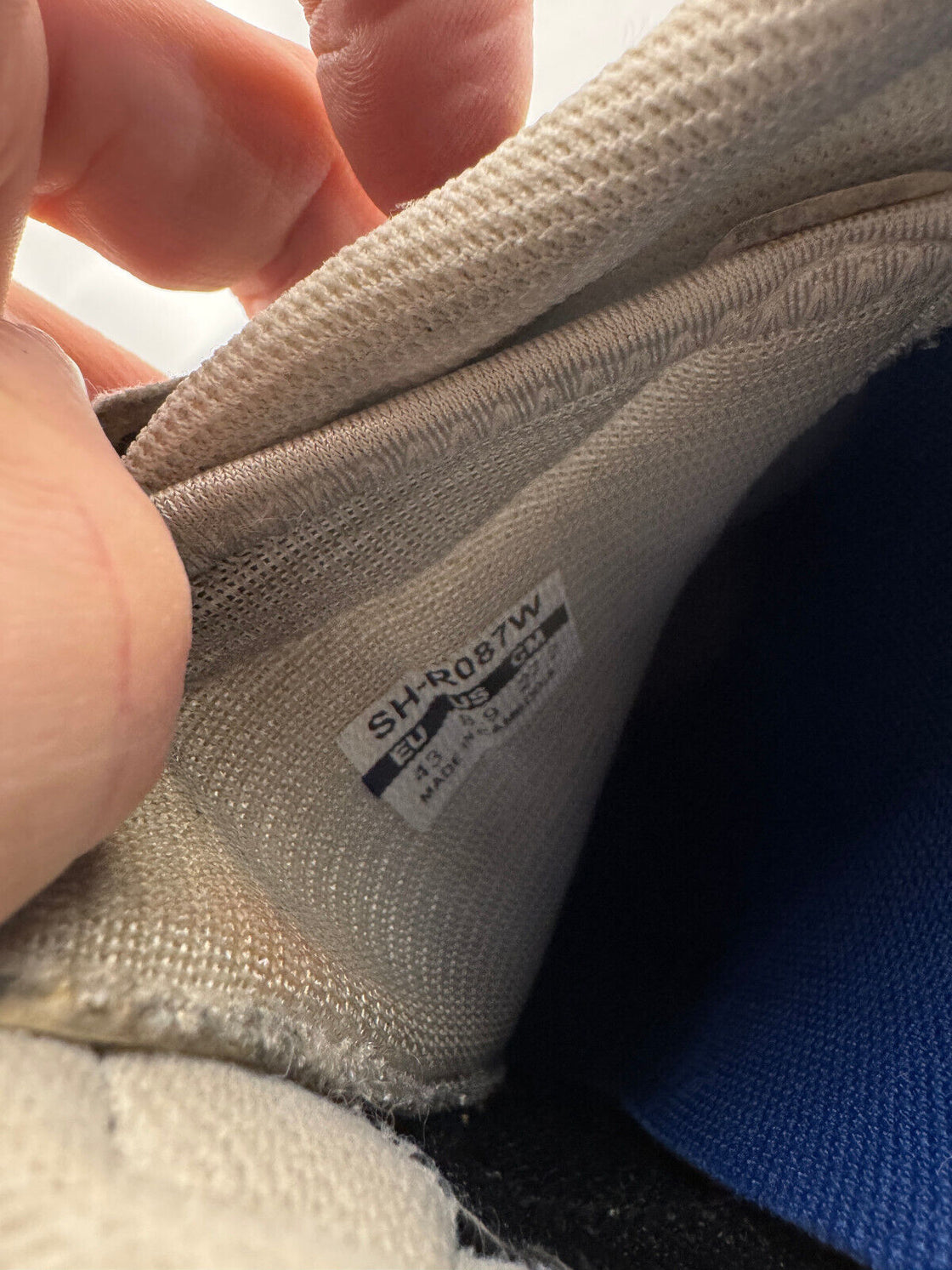 SHIMANO R087 Cycling Road Shoes EU43 US8.9 UK8 Mondo 272 mm cs628