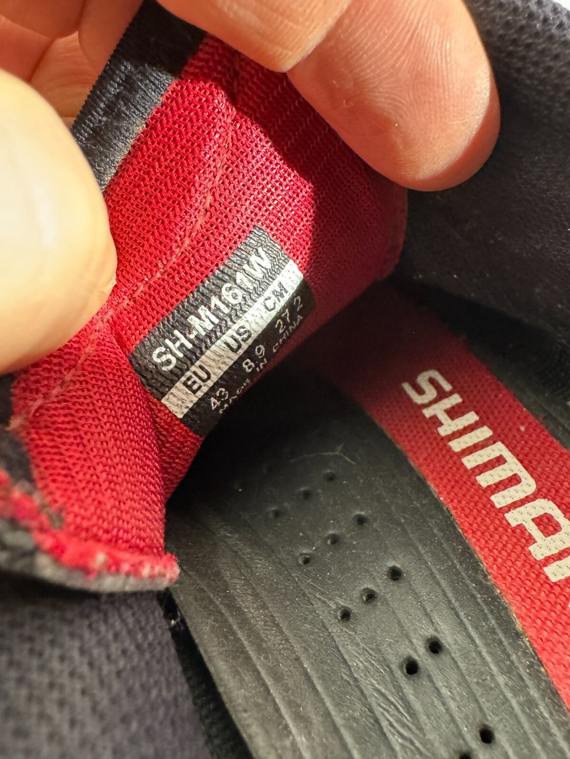 SHIMANO M161W Cycling MTB Shoes Size EU43 US8.9 UK8 Mondo 272 mm cs671