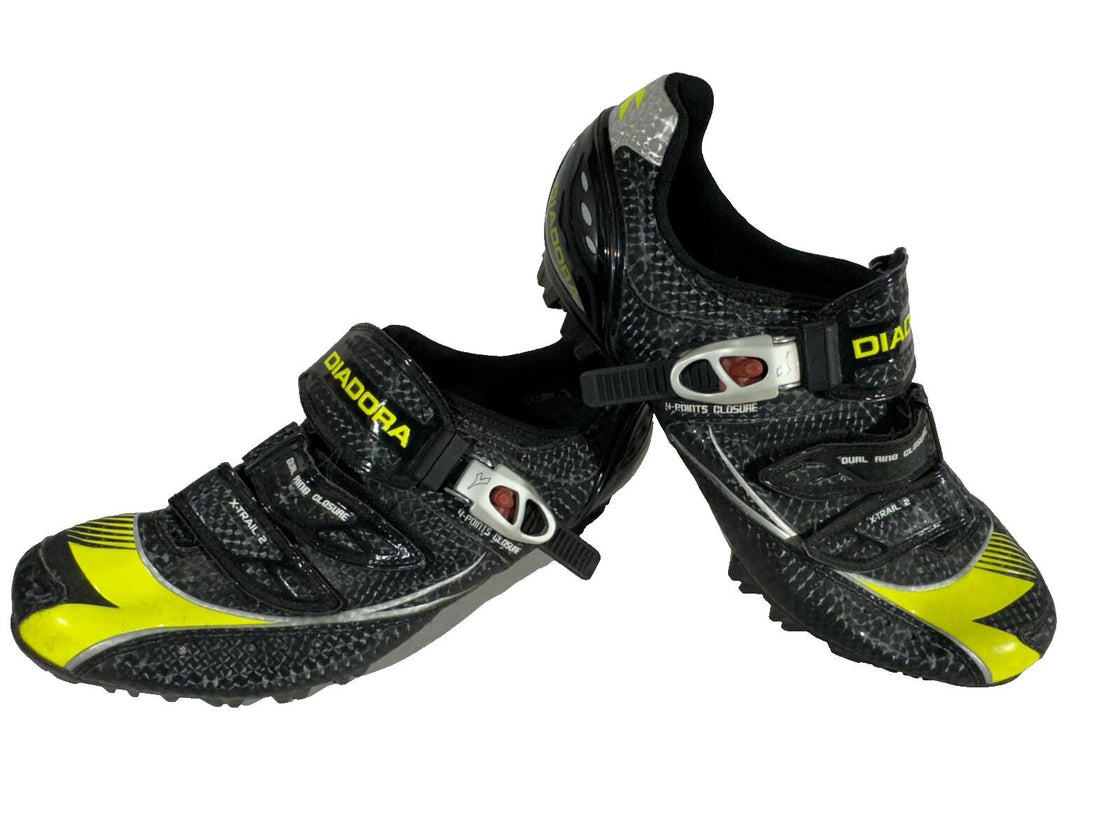 DIADORA X-Trail Cycling MTB Shoes EU44 US10 UK9.5 Mondo 275 mm cs698