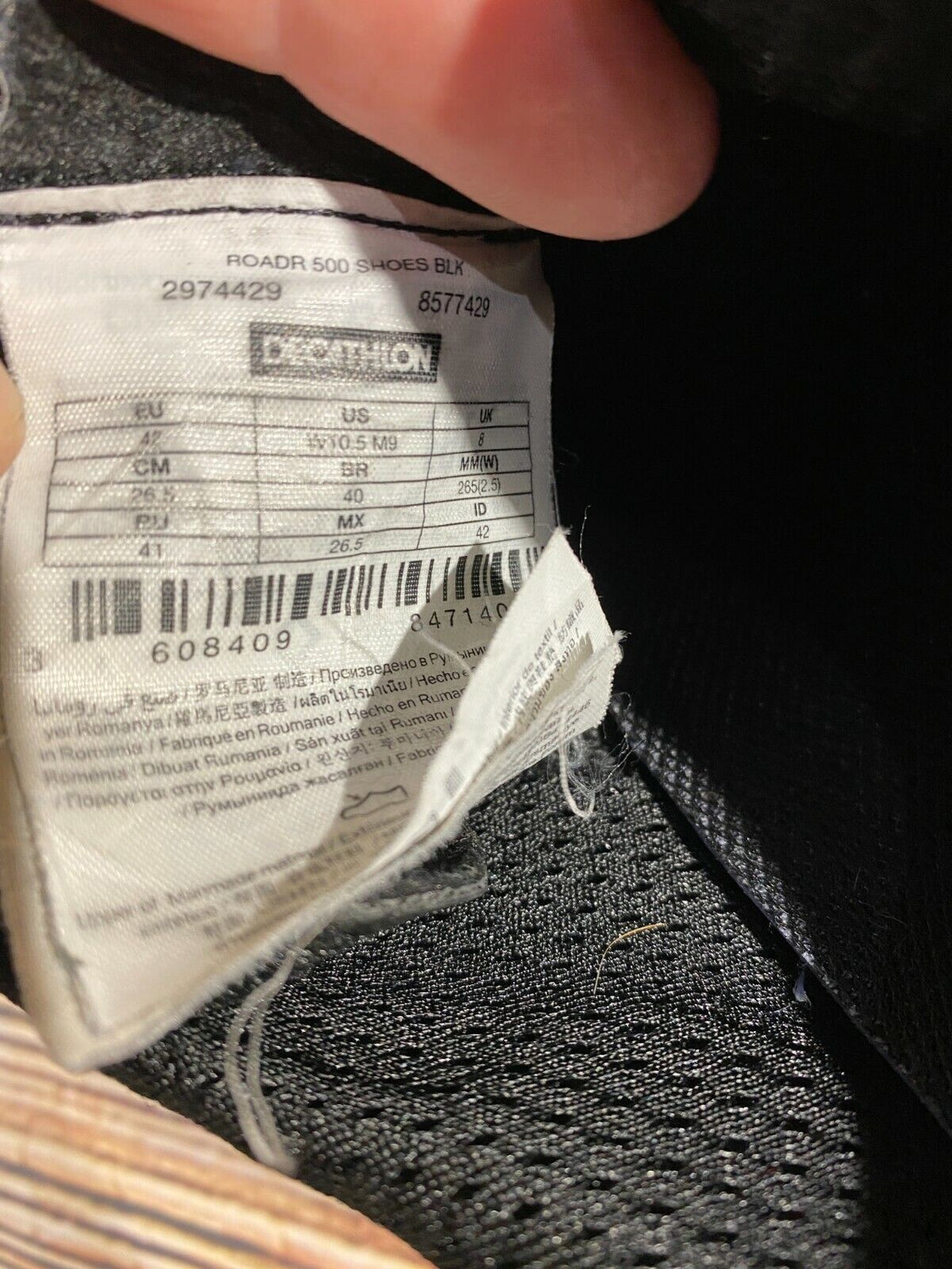 VAN RYSEL Road Cycling Shoes Biking Boots Shoes Size EU42 US9 Mondo 262 cs1242