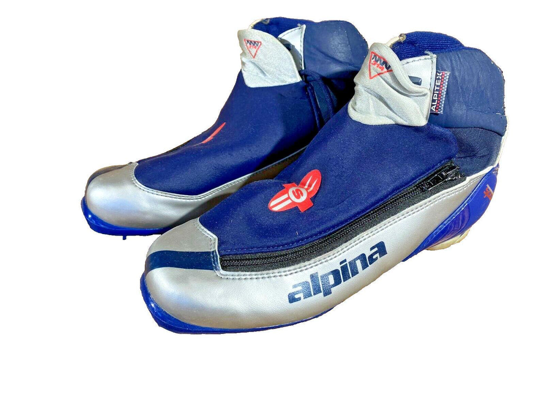Alpina 314 Nordic Cross Country Ski Boots Combi Size EU42 US9 NNN 587