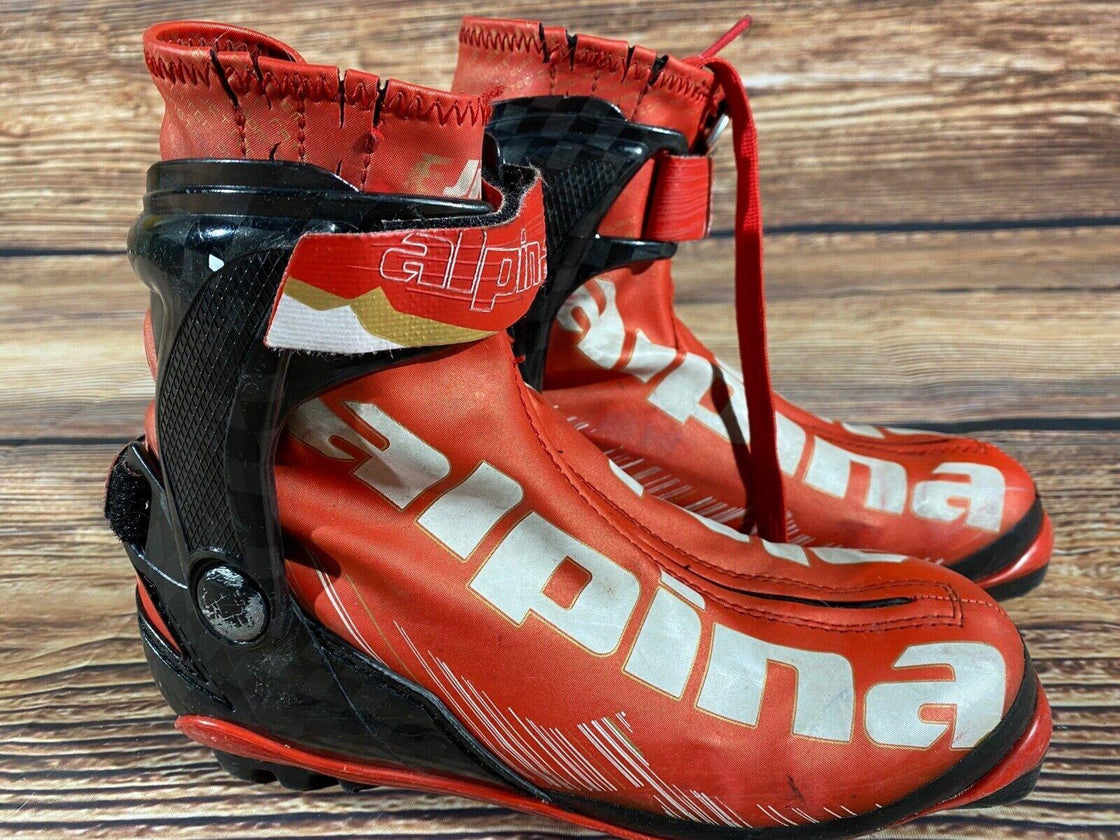 Alpina Elite Junior Pro Nordic Cross Country Ski Boots Size EU37 US5 NNN 1065