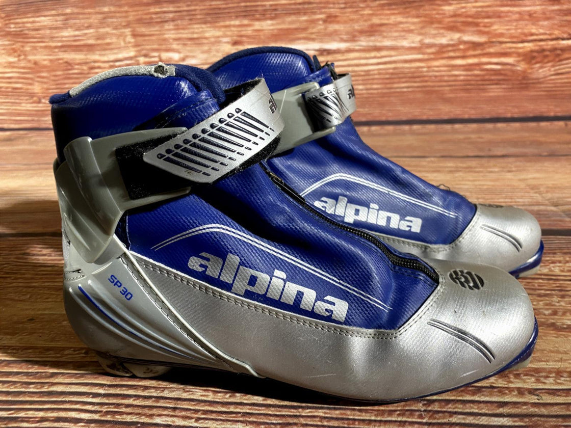 Alpina SP30 Nordic Cross Country Ski Boots Size EU43 US9.5 for NNN 912