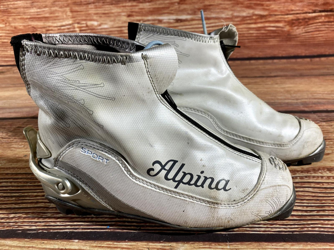 Alpina SCL Eve Nordic Cross Country Ski Boots Size EU38 US6 for NNN 721