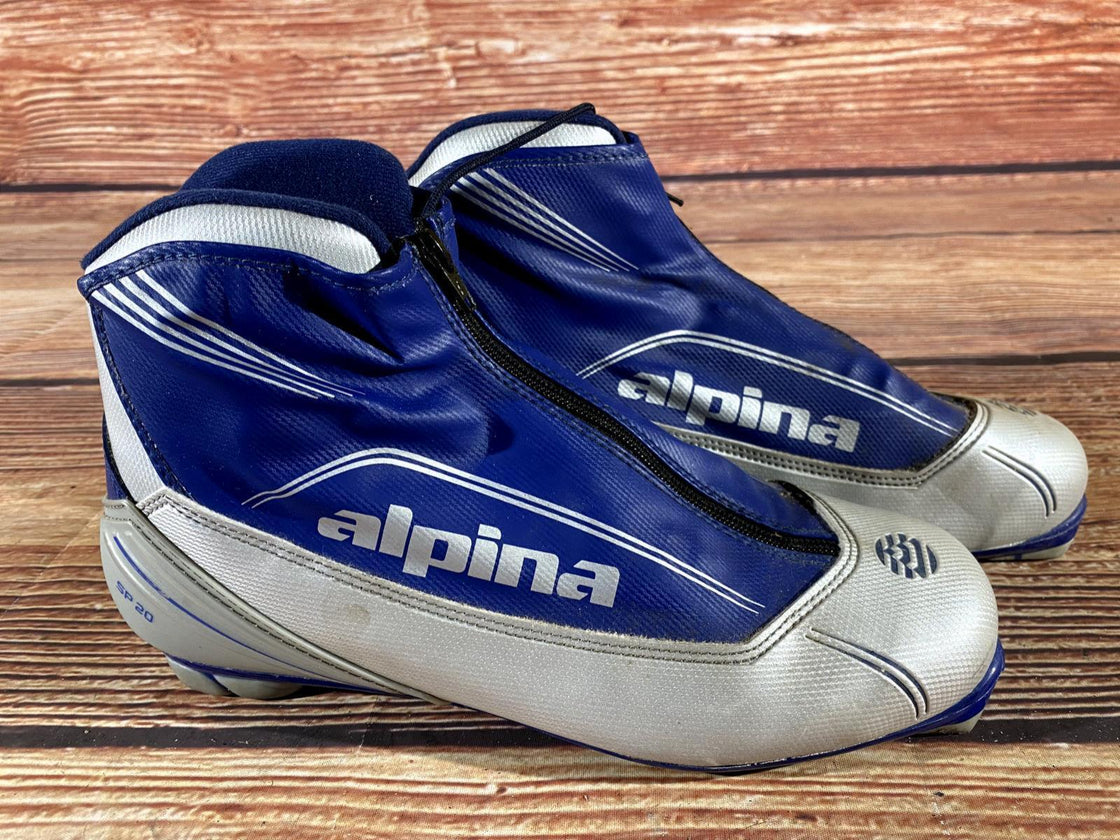 Alpina SP20 Nordic Cross Country Ski Boots Size EU46 US12 for NNN 581