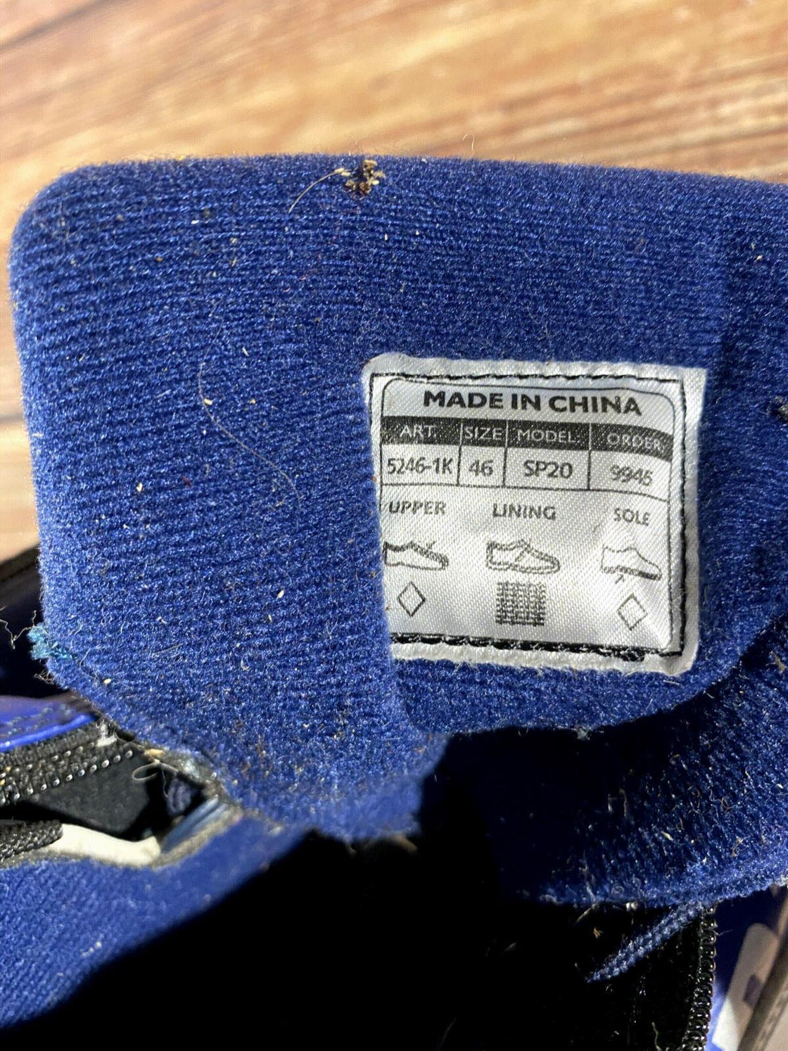 Alpina SP20 Nordic Cross Country Ski Boots Size EU46 US12 for NNN 581