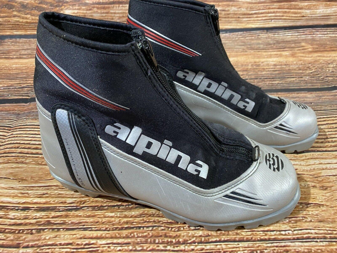 Alpina ST10 Cross Country Ski Boots Combi Size EU39 US7 NNN 2873