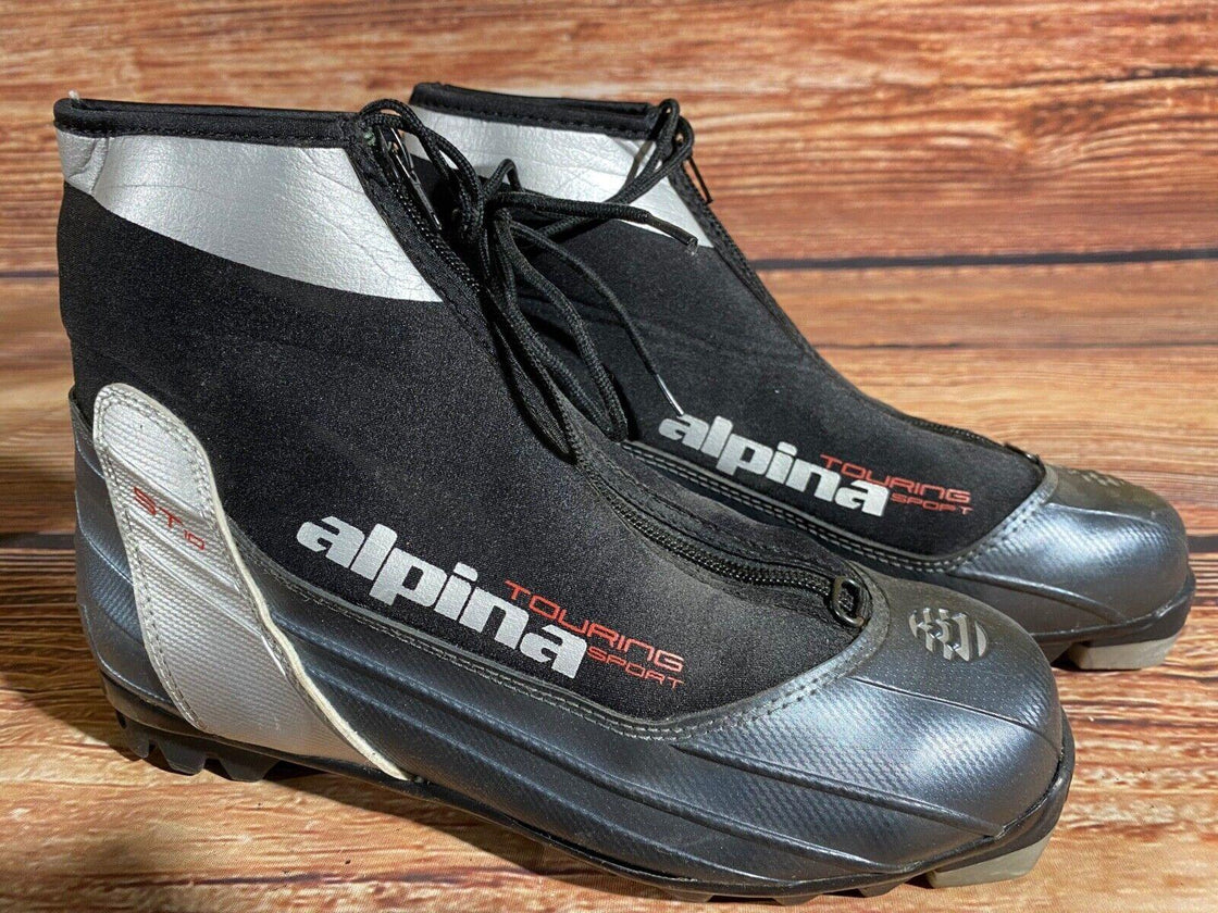 Alpina ST10 Nordic Cross Country Ski Boots Size EU41 US8 for NNN 2853