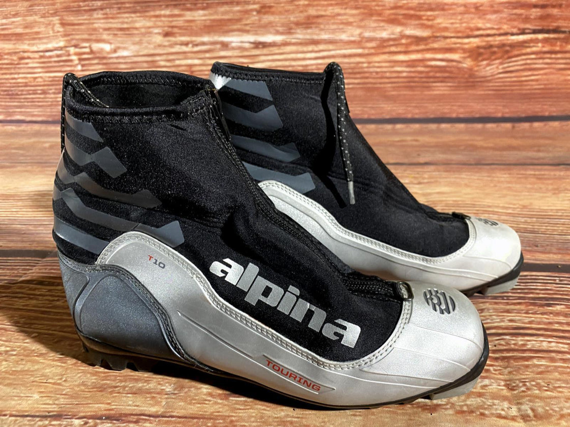 Alpina T10 Nordic Cross Country Ski Boots Size EU39 US7 for NNN 1046
