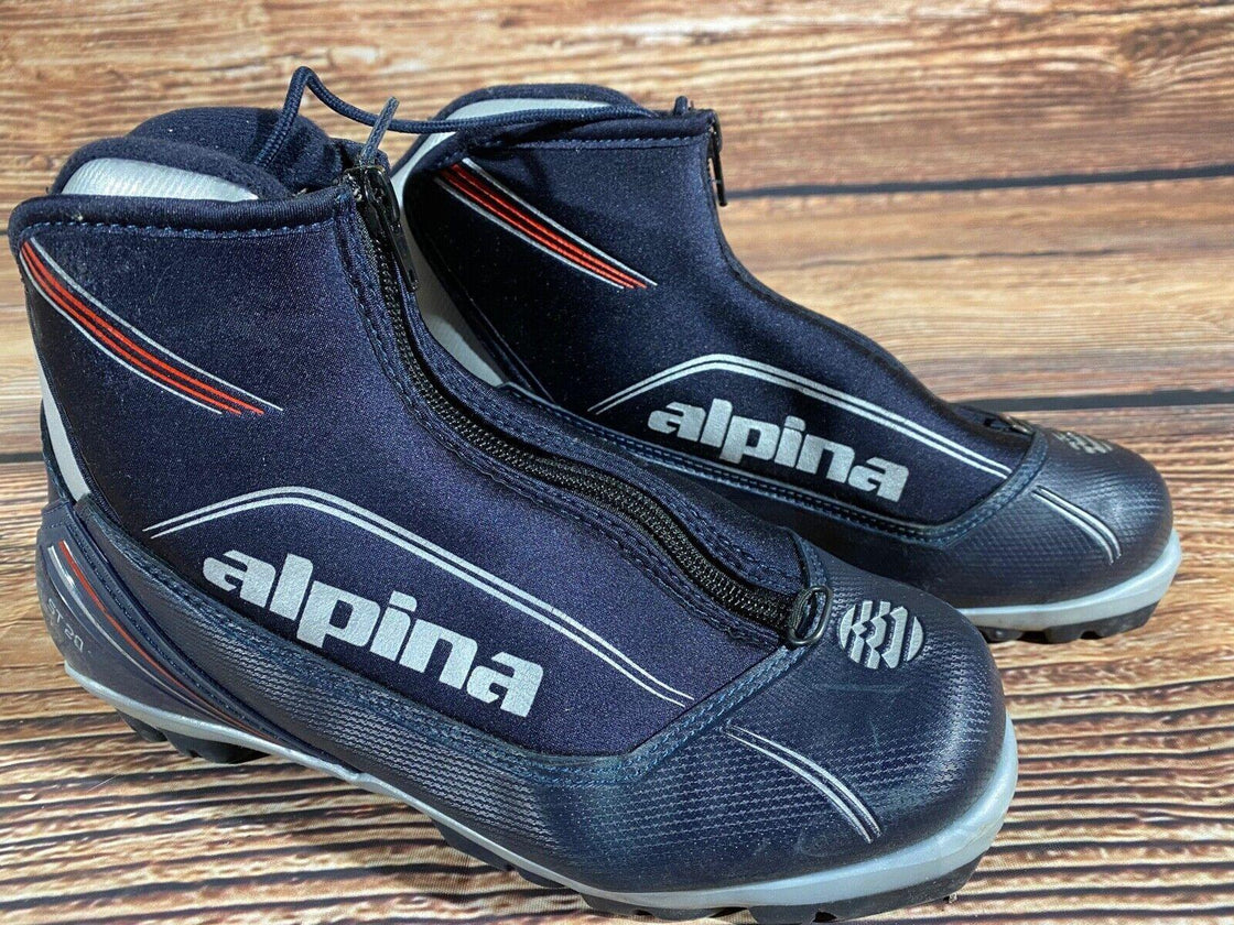 Alpina ST20 Nordic Cross Country Ski Boots Size EU39 US7 for NNN 3107