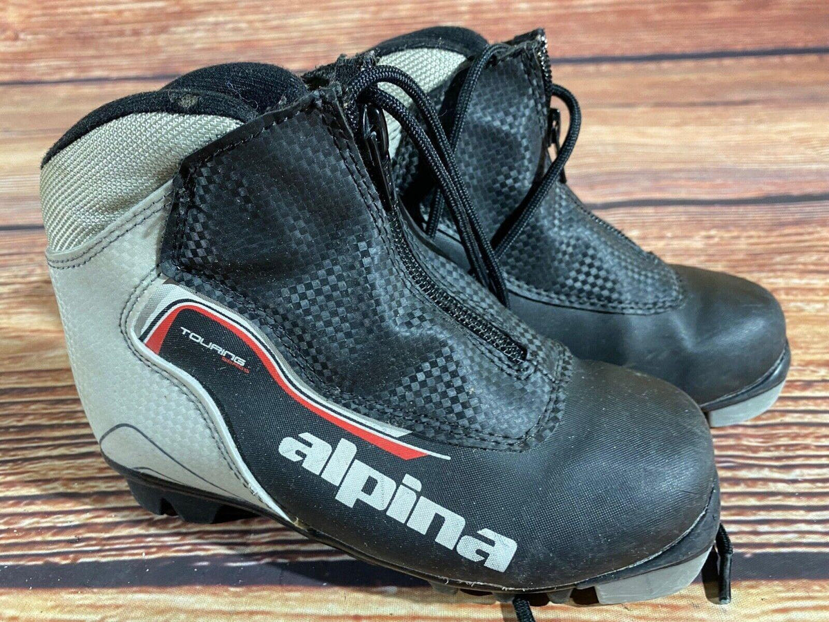 Alpina Touring 8Kids Cross Country Ski Boots Classic NNN EU 31 US 13 Kids A-1376
