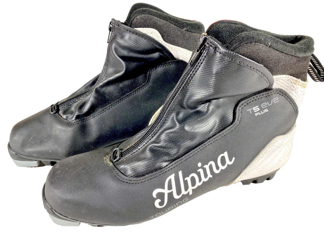 Alpina T5 Eve Nordic Cross Country Ski Boots Size EU42 US9 for NNN 2813