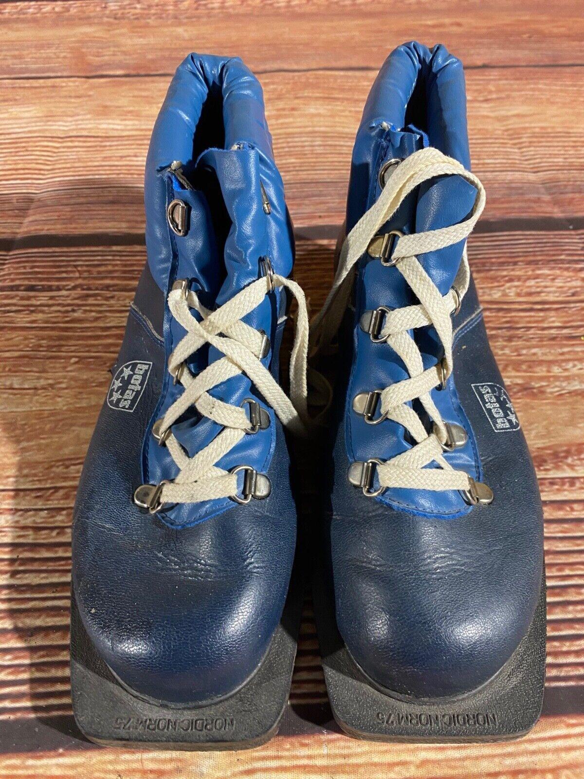 Botas Cross Country Ski Boots Backcountry 75mm NN EU 38 US 6 Vintage 248mm 1710