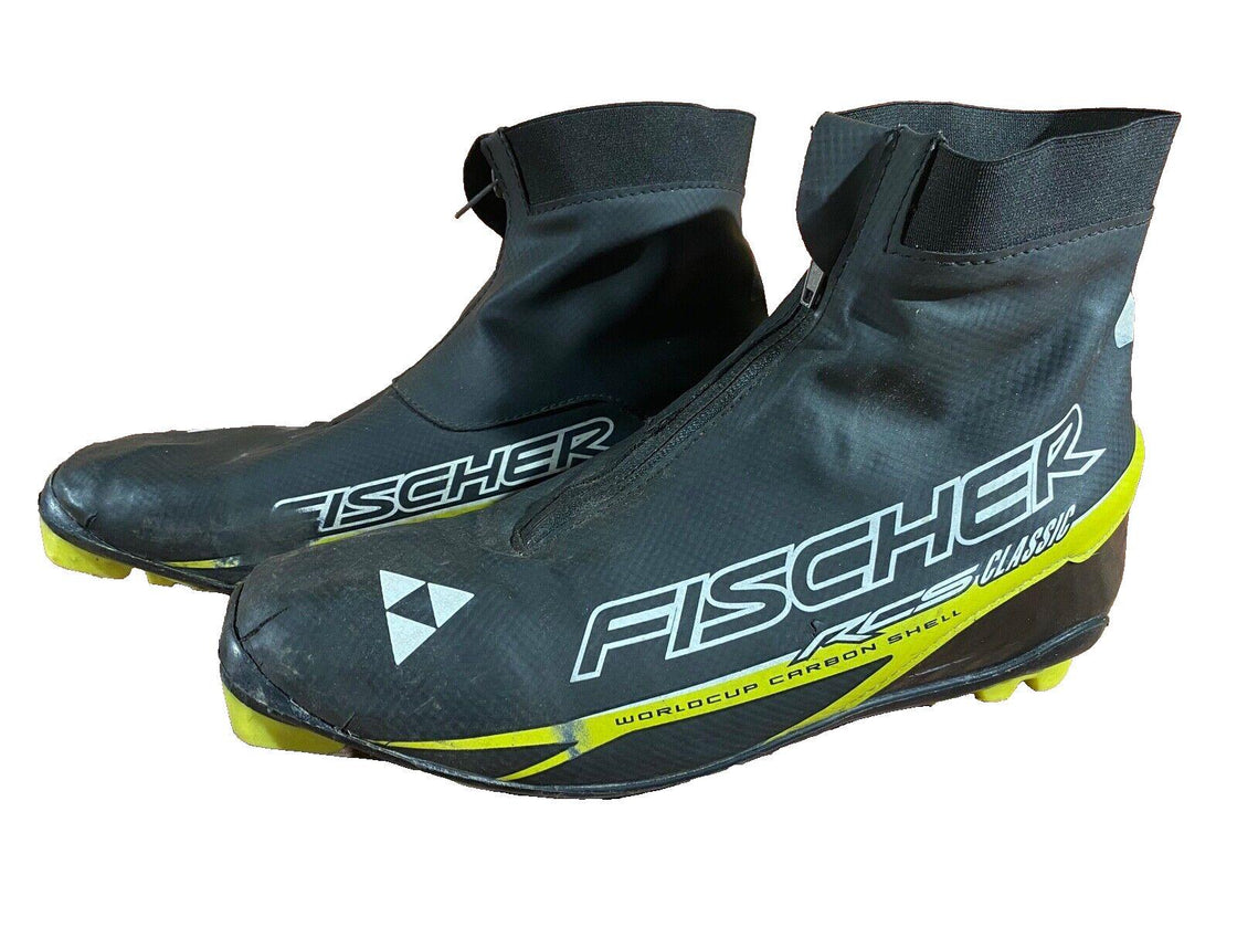 Fischer RCS World Cup Carbon Shell Cross Country Ski Boots EU42 US9 NNN 1548