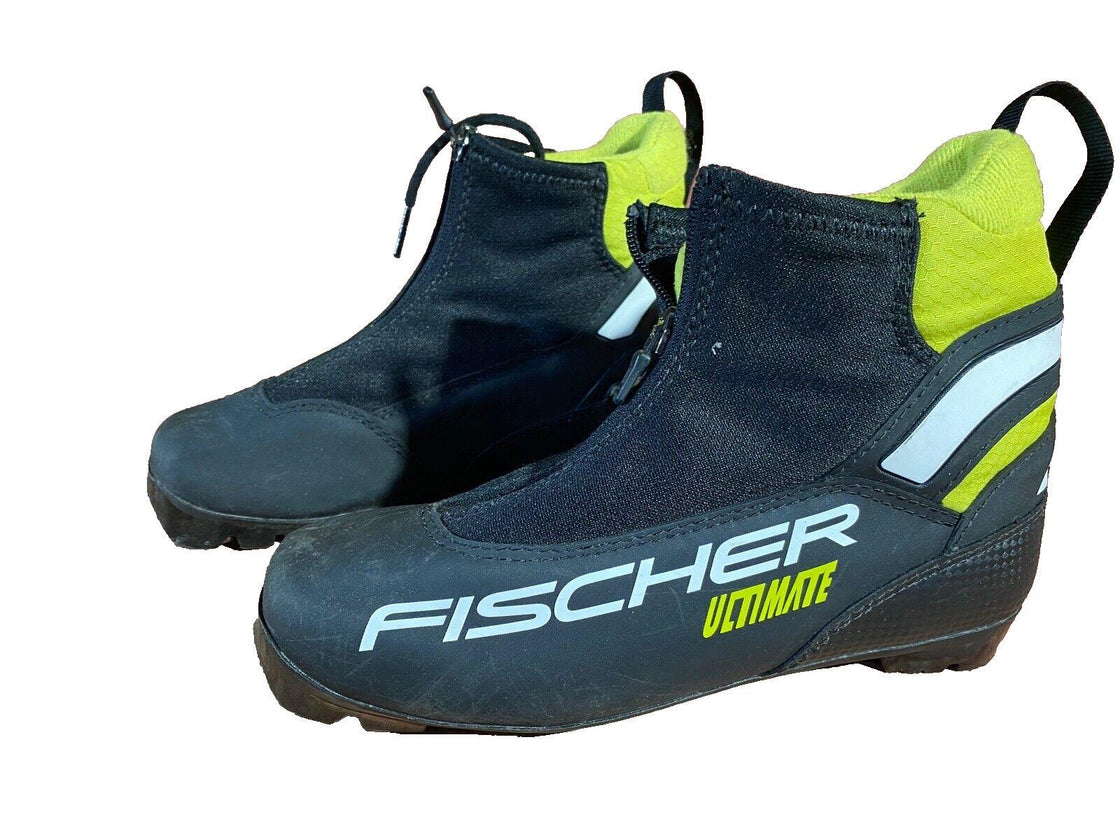 Fischer Ultimate Nordic Cross Country Ski Boots Size EU37 US5.5 NNN 1504
