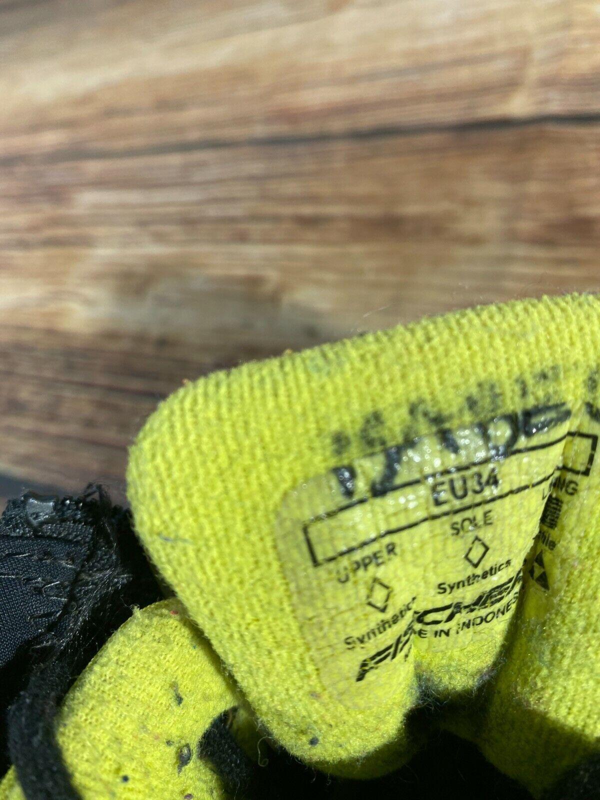 Fischer XJ Sprint Cross Country Ski Boots Classic NNN EU 34 US 3 220mm 1185