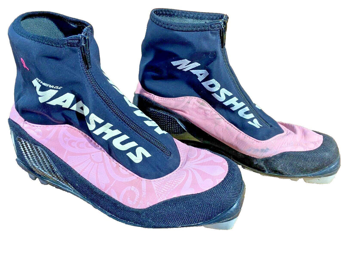 Madshus Athena Classic Carbon Cross Country Ski Boots Size EU39 US7 for NNN 1964